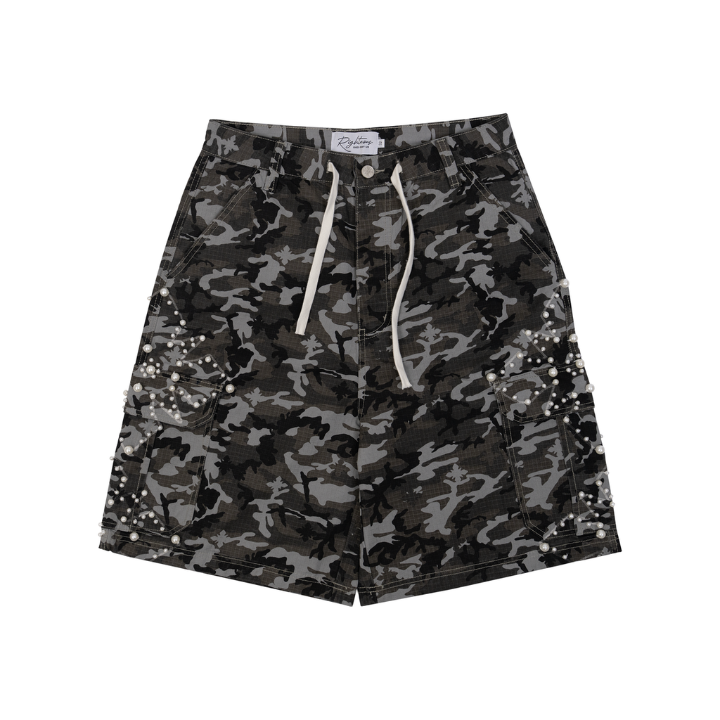 We Are Righteous Camo Pearl Cargo Shorts