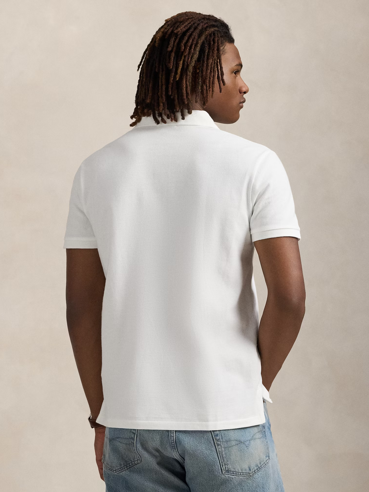 RALPH LAUREN The Iconic Mesh Polo Shirt White