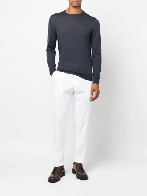 Fedeli crew-neck cashmere-silk jumper