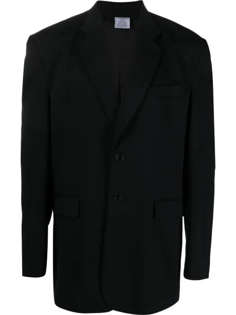 VETEMENTS oversize single-breasted blazer