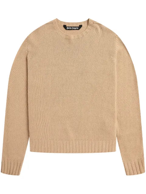 Palm Angels curved-logo jumper