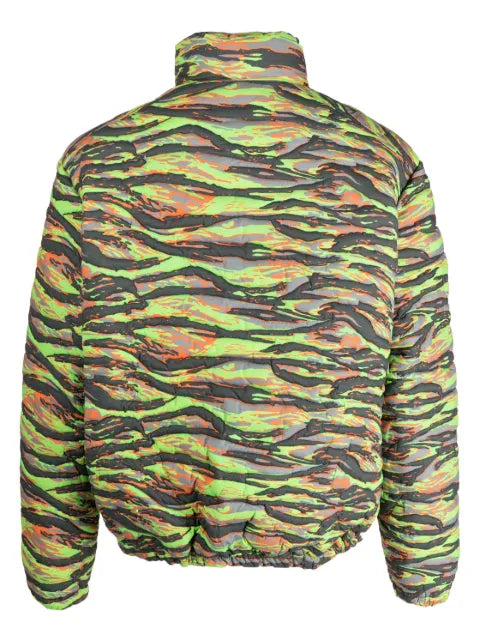 ERL camouflage jacquard padded jacket