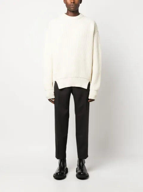 Jil Sander ribbed knitted sweater