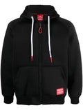 Sprayground logo-print zip-up hoodie