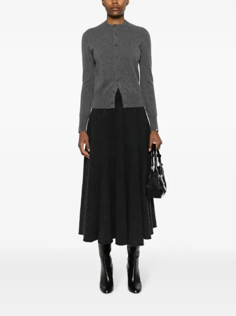 extreme cashmere button-up cashmere cardigan
