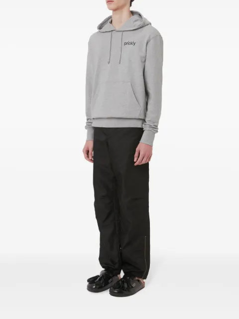 JW Anderson Prickly slogan-print hoodie