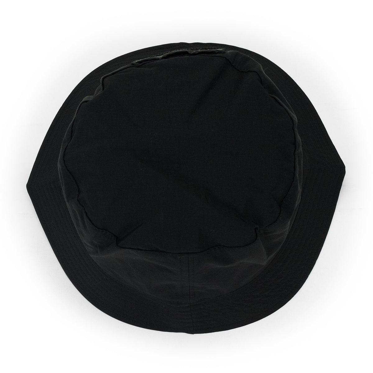 BLACK MESH POCKET BUCKET HAT