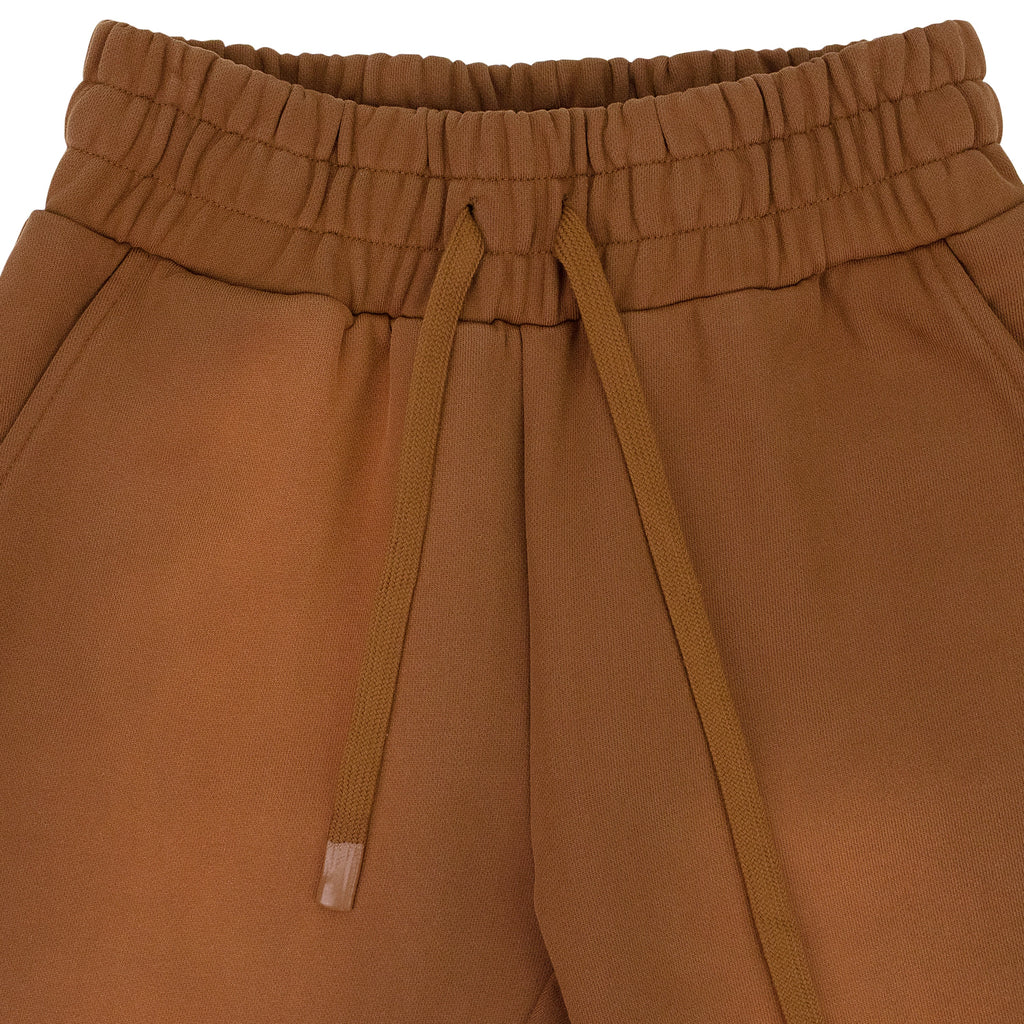 BROWN FLAME GLASS SWEATPANTS
