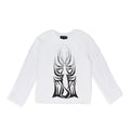 WHITE WINGED GRADIENT LS T-SHIRT