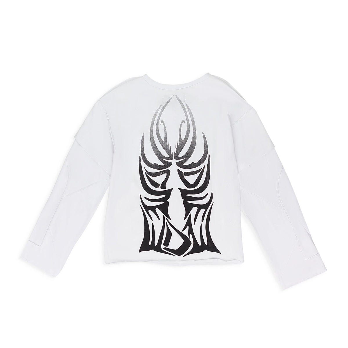 WHITE WINGED GRADIENT LS T-SHIRT