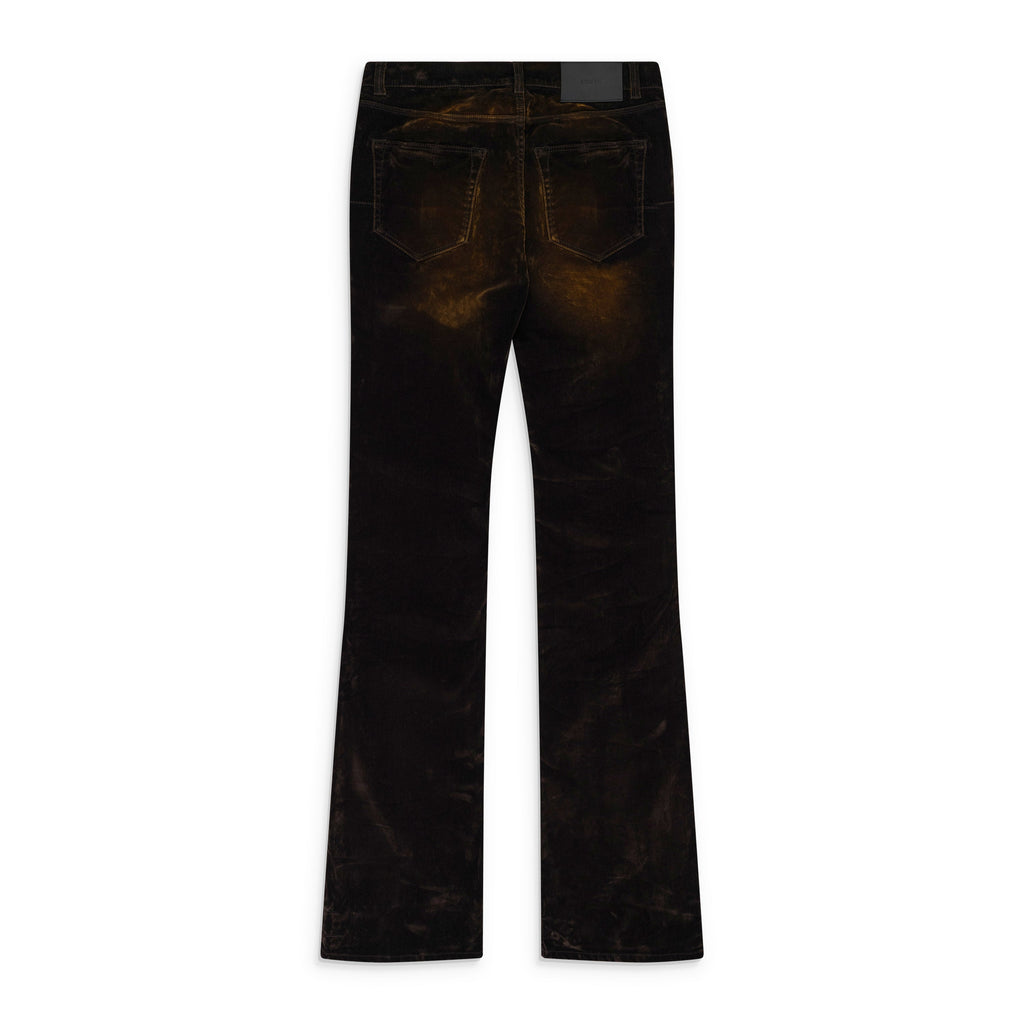 Brown Super Stack Flare Jeans