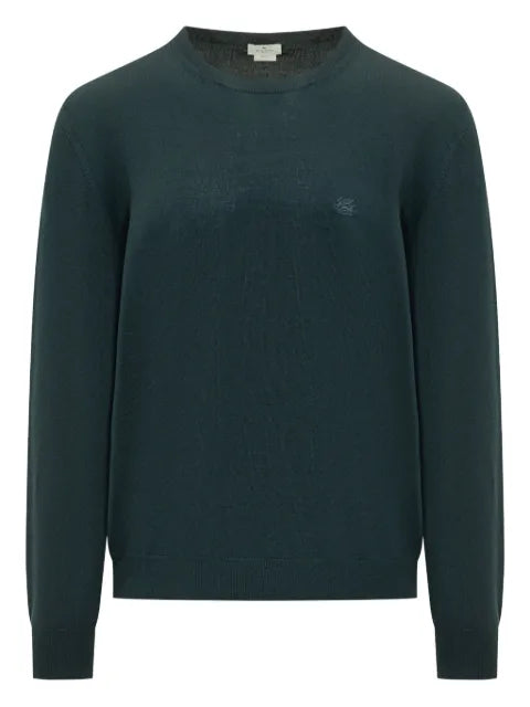 ETRO crew-neck embroidered sweater