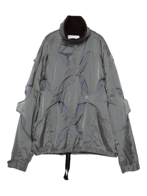 Yoshiokubo cut-out panelled jacket