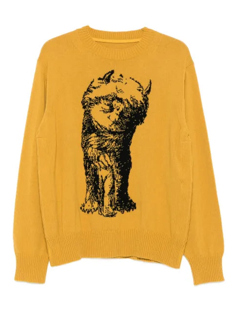 sacai Where The Wild Things Are crew-neck sweater