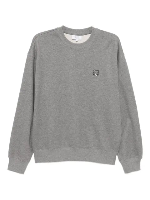 Maison Kitsuné bold fox head patch sweatshirt