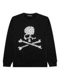 Mastermind World skull crystal-embellished sweatshirt