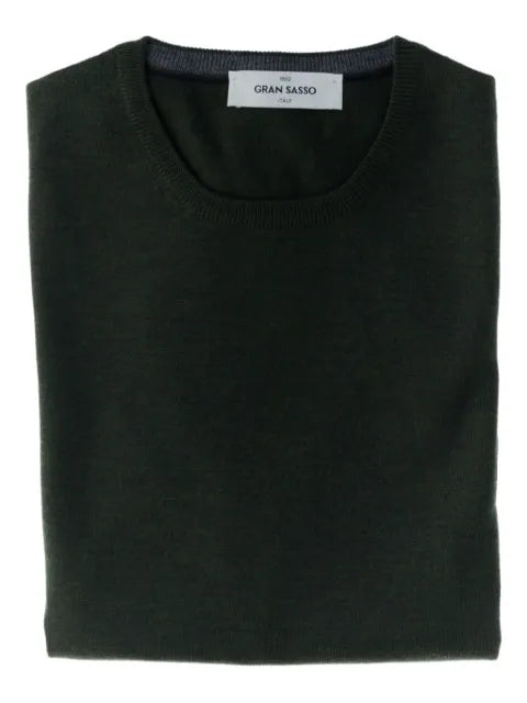 Gran Sasso round-neck wool sweater