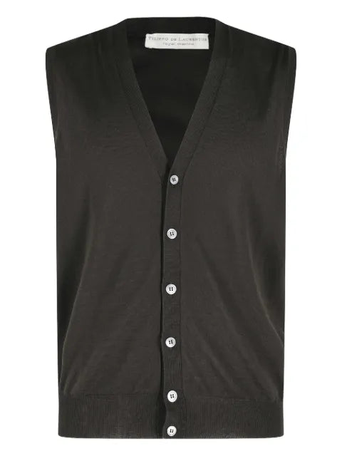 Filippo De Laurentiis buttoned gilet