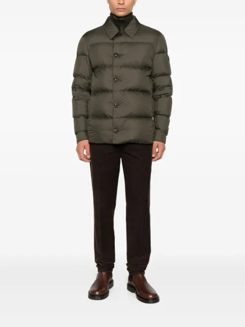 Moncler layered padded jacket