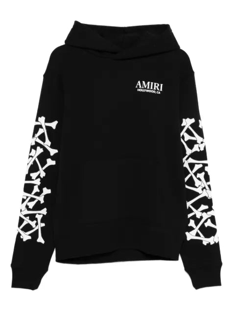 AMIRI Bones Stacked long-sleeve hoodie