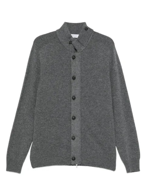 Gran Sasso high-neck buttoned cardigan