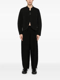 TEAM WANG design stand-collar blazer