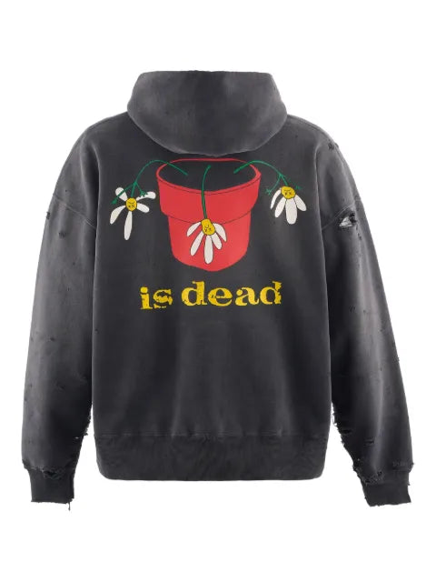 SAINT MXXXXXX x De La Soul distressed graphic hoodie