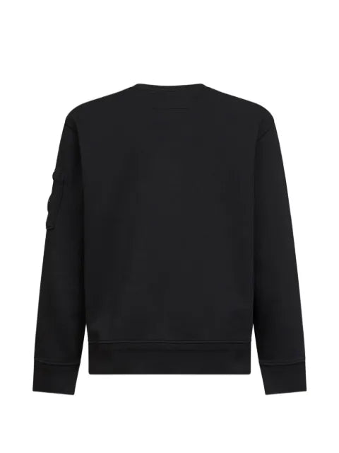 C.P. Company snap-buttoned patch crew-neck sweatshirt