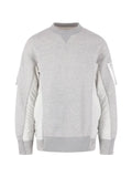 sacai crew neck sweater