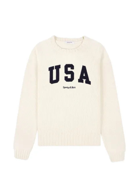 Sporty & Rich USA knitted sweater