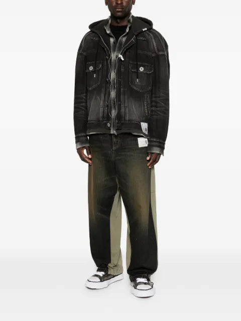 Maison MIHARA YASUHIRO denim jacket with chest pockets