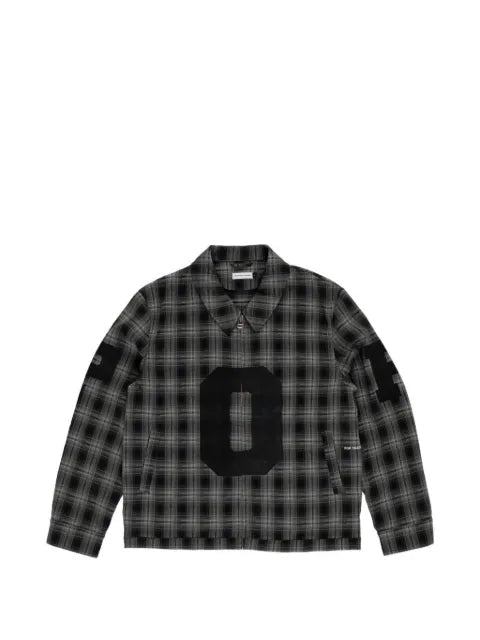 Pop Trading Company checked overshirt