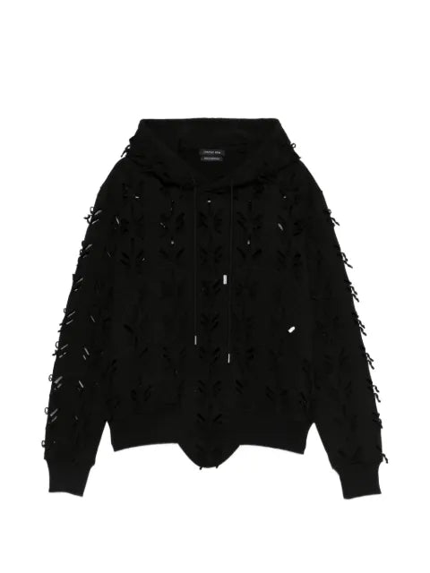 JUNTAE KIM laser-cut hoodie