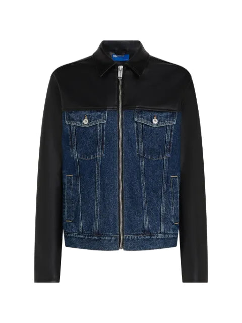 Karl Lagerfeld Jeans panelled denim jacket
