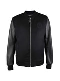 Billionaire logo-embroidered bomber jacket