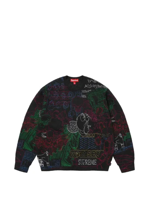 Supreme embroidered sweater