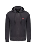 RIFLE logo-print zip-up hoodie
