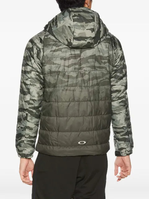 Oakley camouflage-print quilted jacket