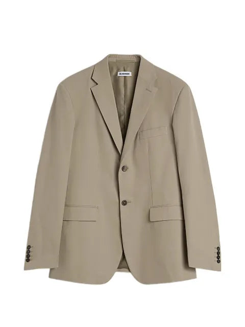 Jil Sander single-breasted cotton blazer