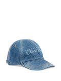 Diesel bleached-effect baseball cap