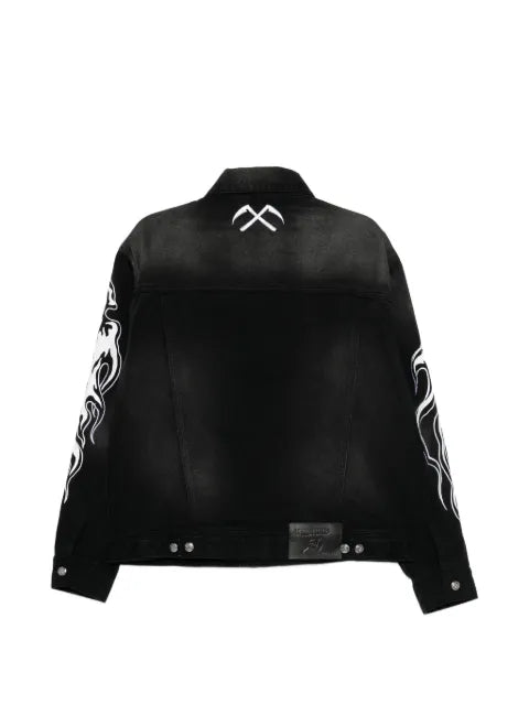 Warren Lotas graphic-print denim jacket