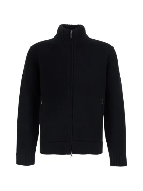 Kangra zip-up merino-wool cardigan