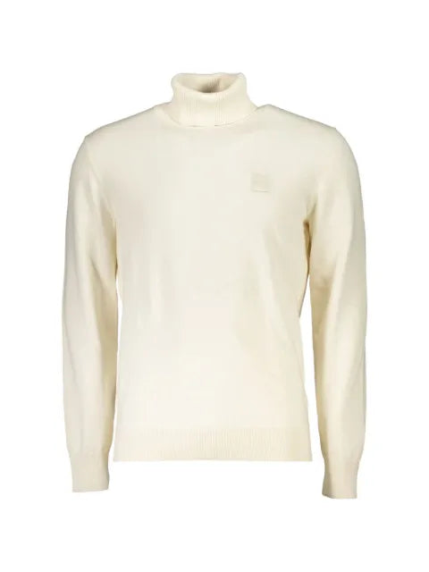 BOSS roll-neck cotton sweater