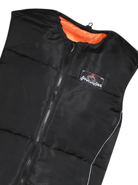 PROTOTYPES logo-patch padded gilet