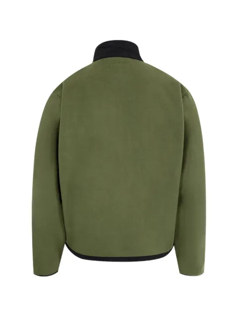 Sinclair Cargo Pocket fleece-texture zip-up jacket