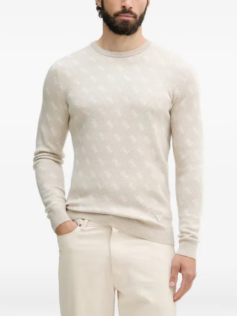 GUESS USA logo-jacquard sweater