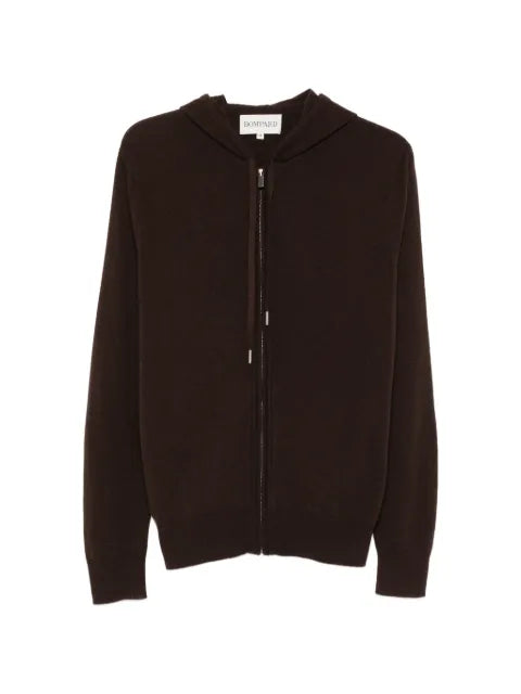 BOMPARD zip-up drawstring hoodie