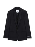 MSGM shawl-lapel tailored blazer