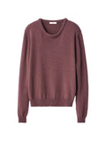 LEMAIRE crew-neck sweater in alpaca wool blend