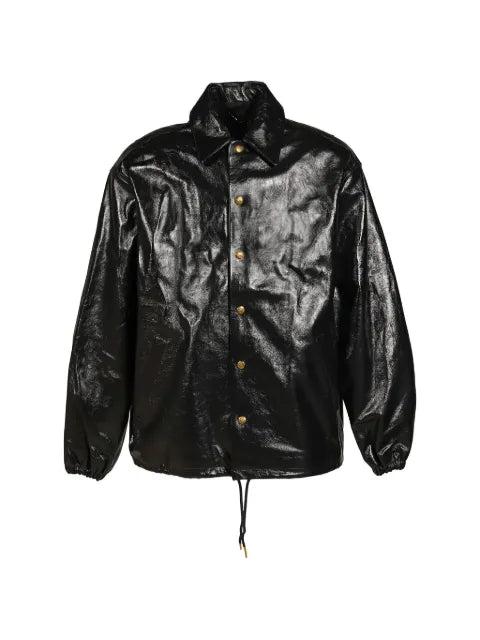 Willy Chavarria coach leather jacket